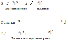 Наследование цветовой слепоты