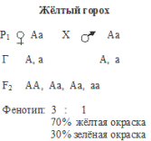 второй закон менделя.