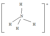 Донорно-акцепторная связь, катион аммония