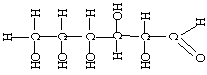 cтруктурная формула глюкозы