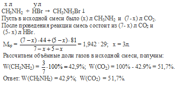 объемные доли газов