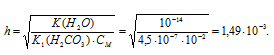 константа гидролиза
