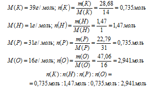 химическая формула