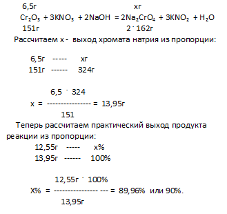 выход продукта